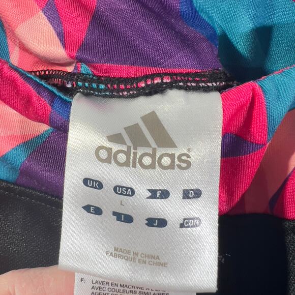 adidas Cropped Capri Leggings AeroReady Large Rear Pocket Elastic Cuff & Waist - Picture 2 of 16